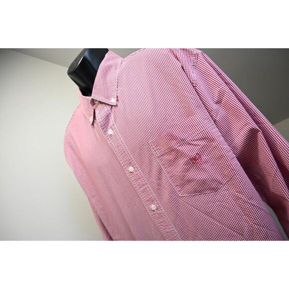Chaps Ralph Lauren Dress Shirt Plaid Stretch Cotton Blend Mens Size 2XB 2XL Big - Picture 1 of 1